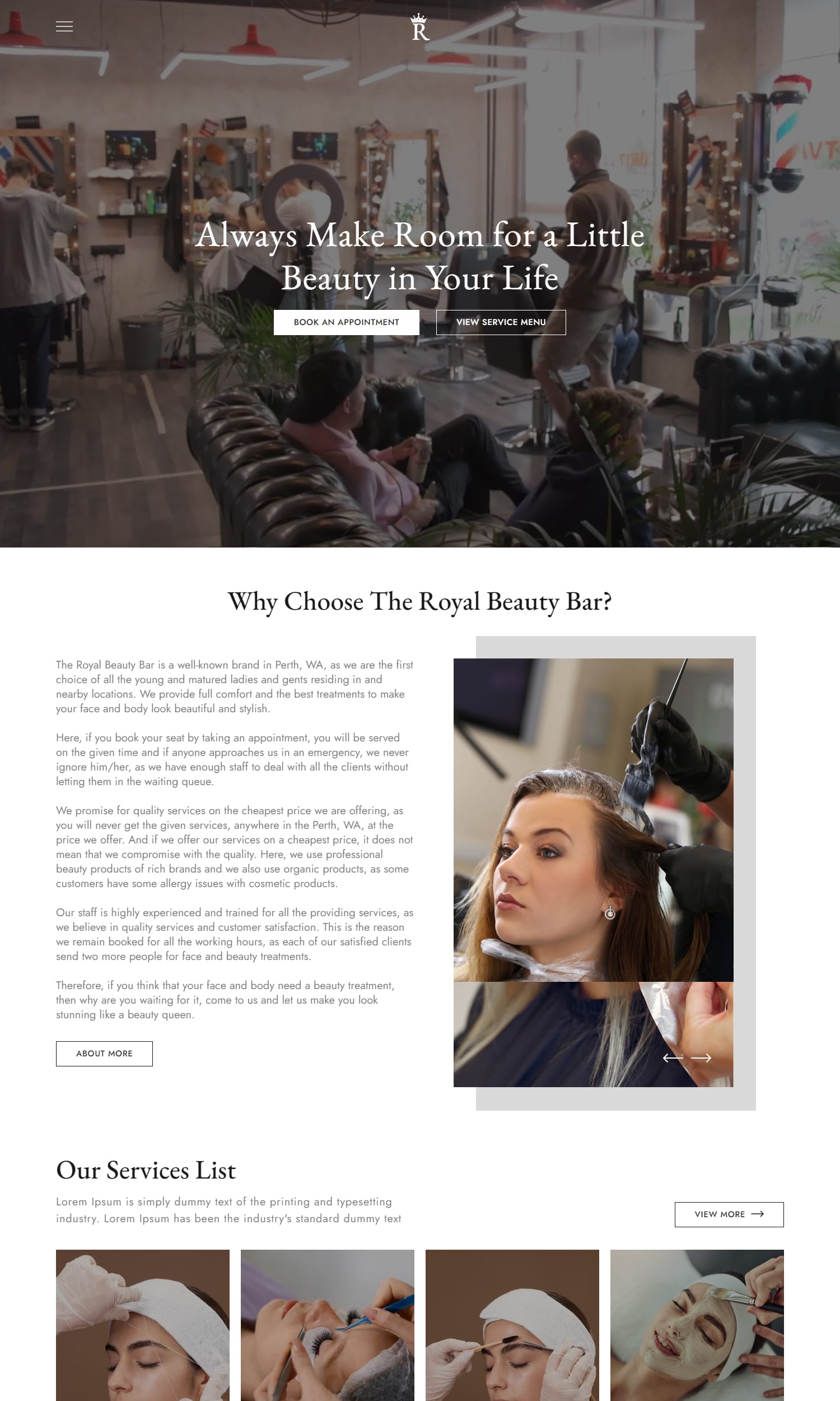 The Royal Beauty Bar