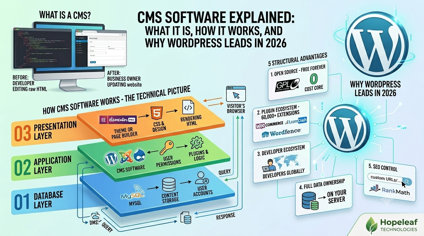 CMS Software Explained: What It Is, How It Works, and Why WordPress Leads in 2026 