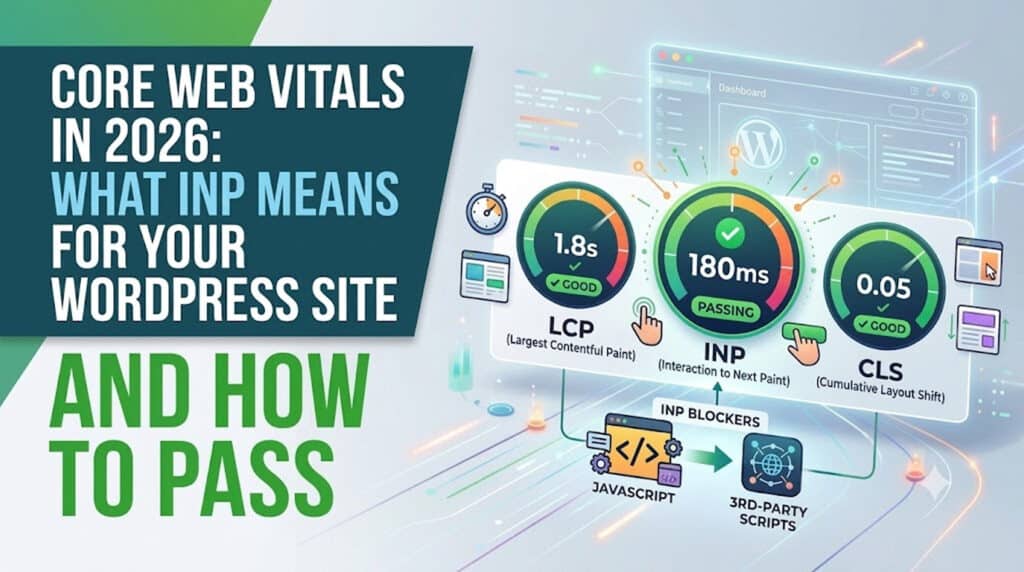 Core Web Vitals in 2026 What INP Means for Your WordPress Site (and How to Pass)