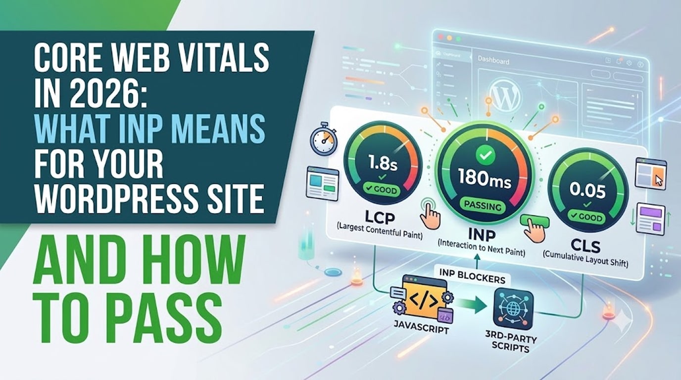 Core Web Vitals in 2026 What INP Means for Your WordPress Site (and How to Pass)