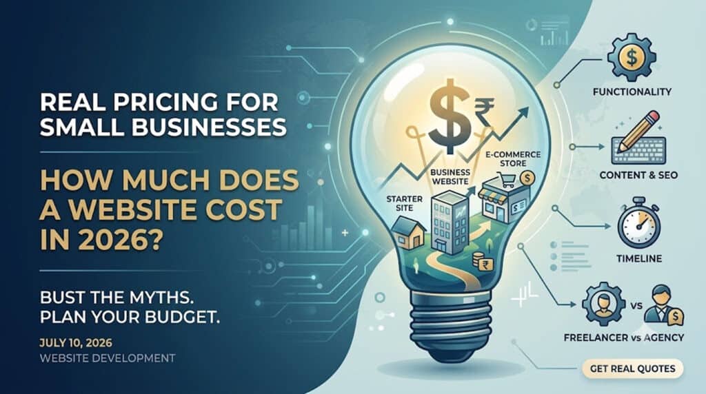 How Much Does a Website Cost in 2026 Real Pricing for Small Businesses