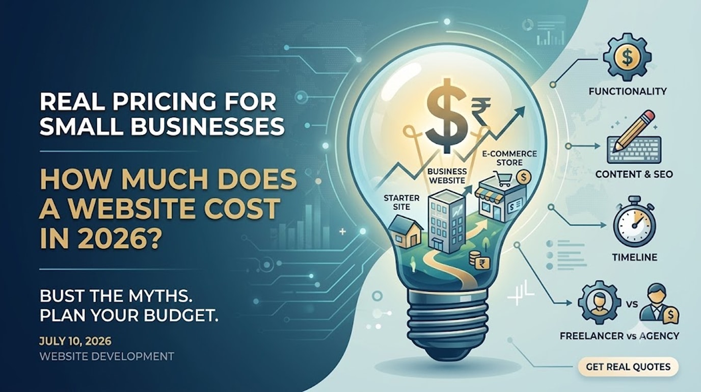 How Much Does a Website Cost in 2026 Real Pricing for Small Businesses