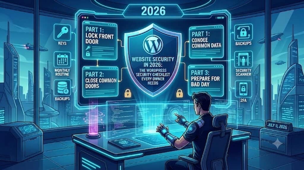 Website Security in 2026 The WordPress Security Checklist Every Owner Needs