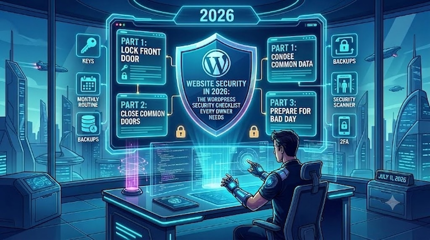 Website Security in 2026 The WordPress Security Checklist Every Owner Needs 